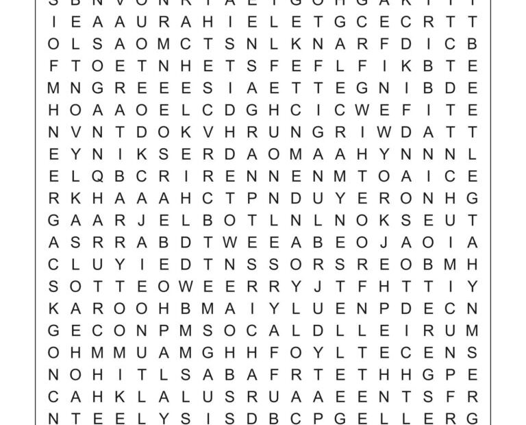10 Best Extremely Hard Word Search Printables Printablee Printable