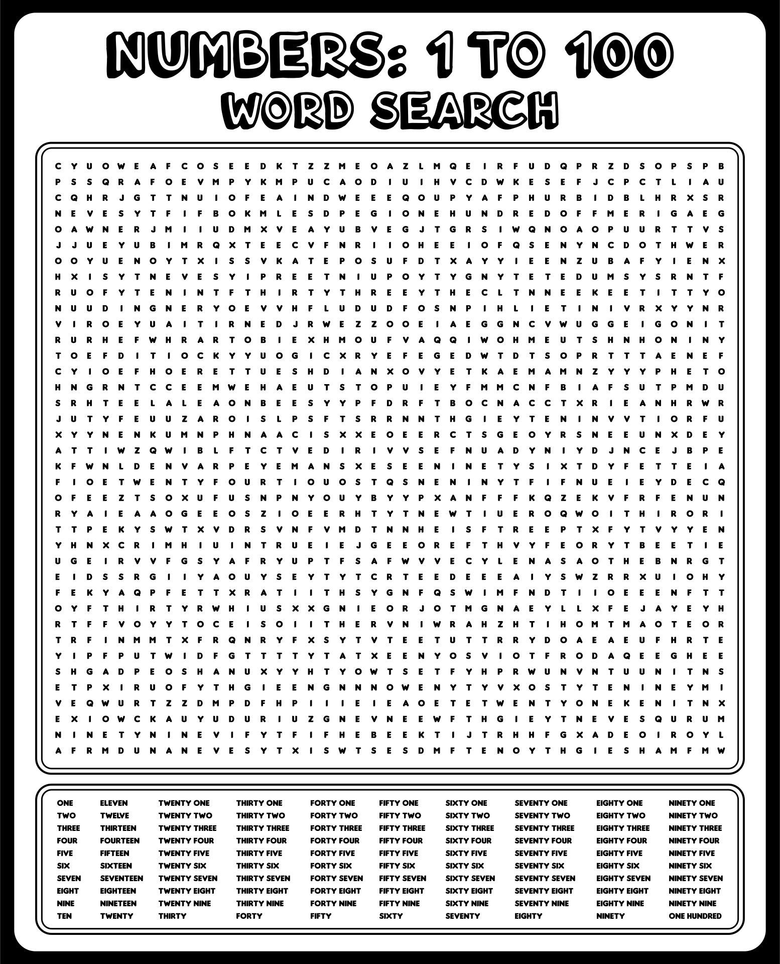 100 Word Word Search Pdf Printable Word Search Maker