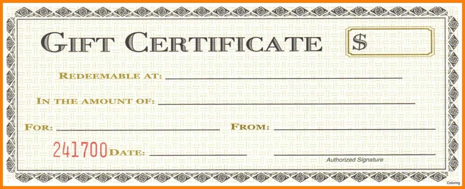 12 Free Printable Gift Certificate Template Word St Intended For 