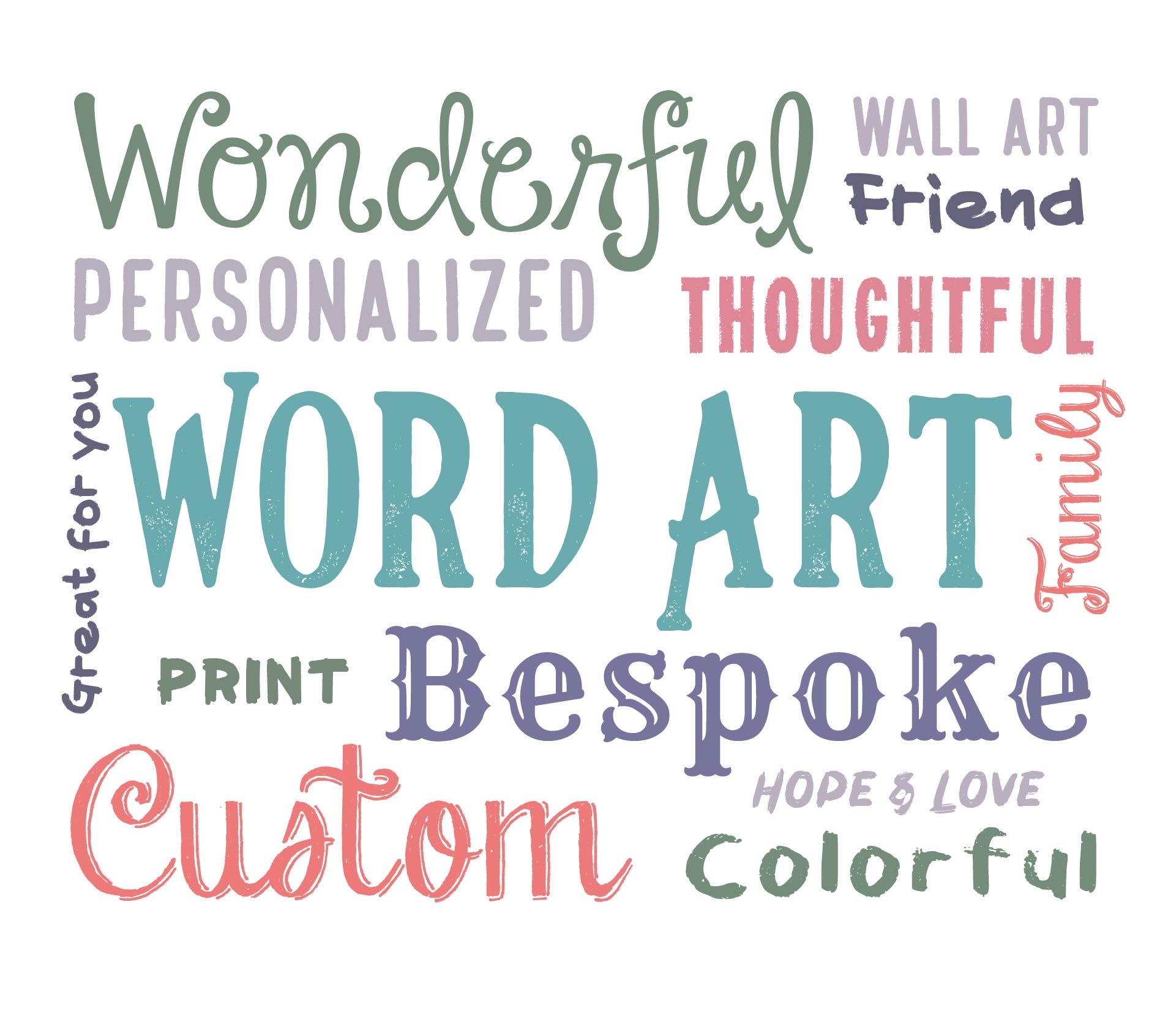 5 Best Free Printable Word Art Printablee