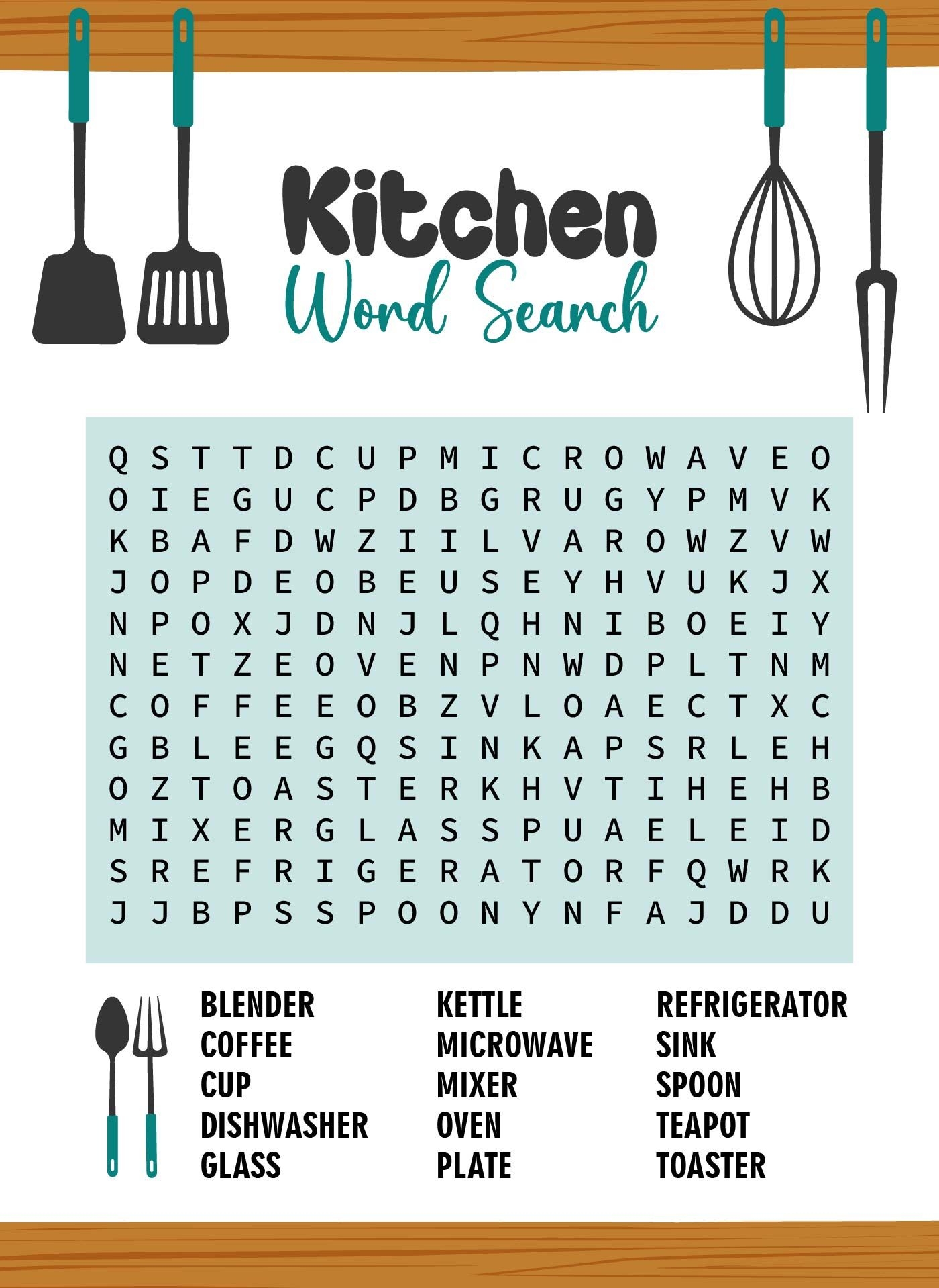 9 Best Easy Printable Word Searches For Seniors PDF