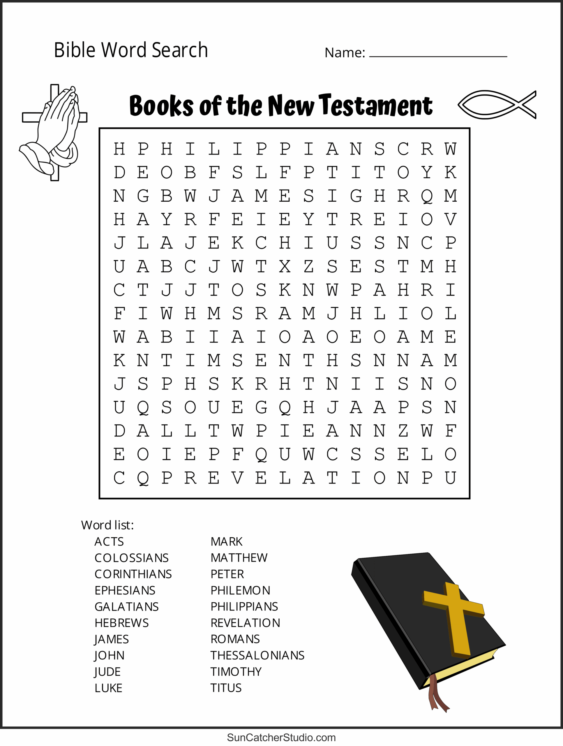 Bible Word Search Free Printable Christian Puzzles Free Printables 