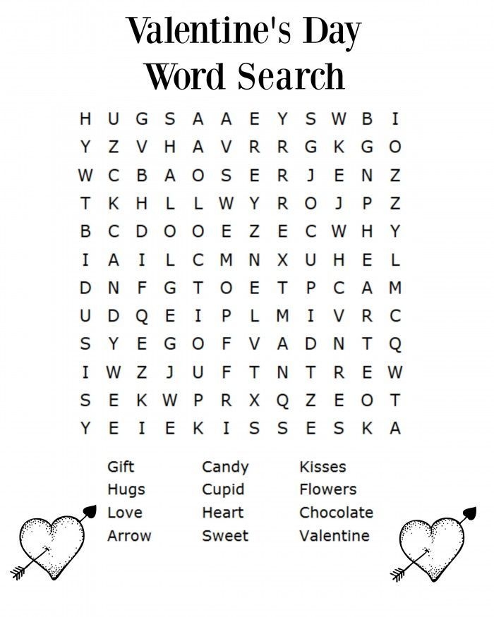 Check Out This Easy And Fun Valentine 39 s Day Word Search Printable For 