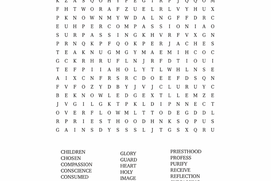 Christian Word Search Word Puzzles For Kids Free Printable Word