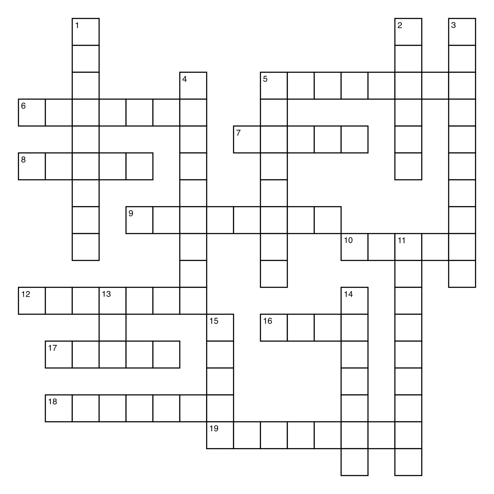 Crossword Puzzle Creator Free Printable