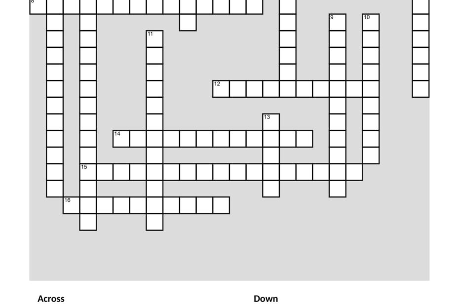 Crossword Puzzle Generator Create And Print Fully Customizable Make