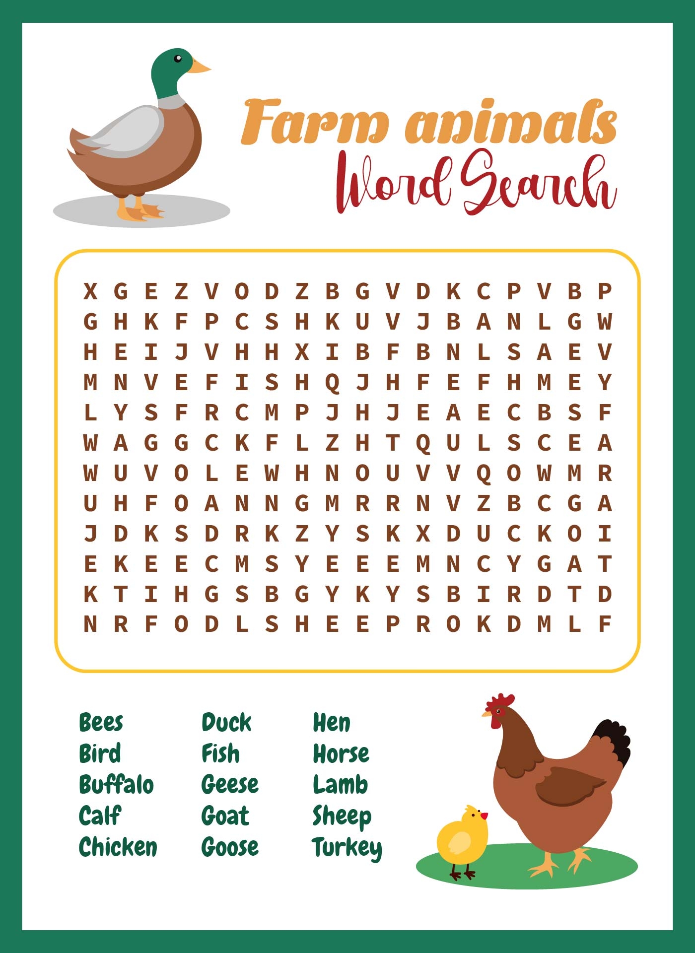 Easy Word Searches Printable Prntbl concejomunicipaldechinu gov co