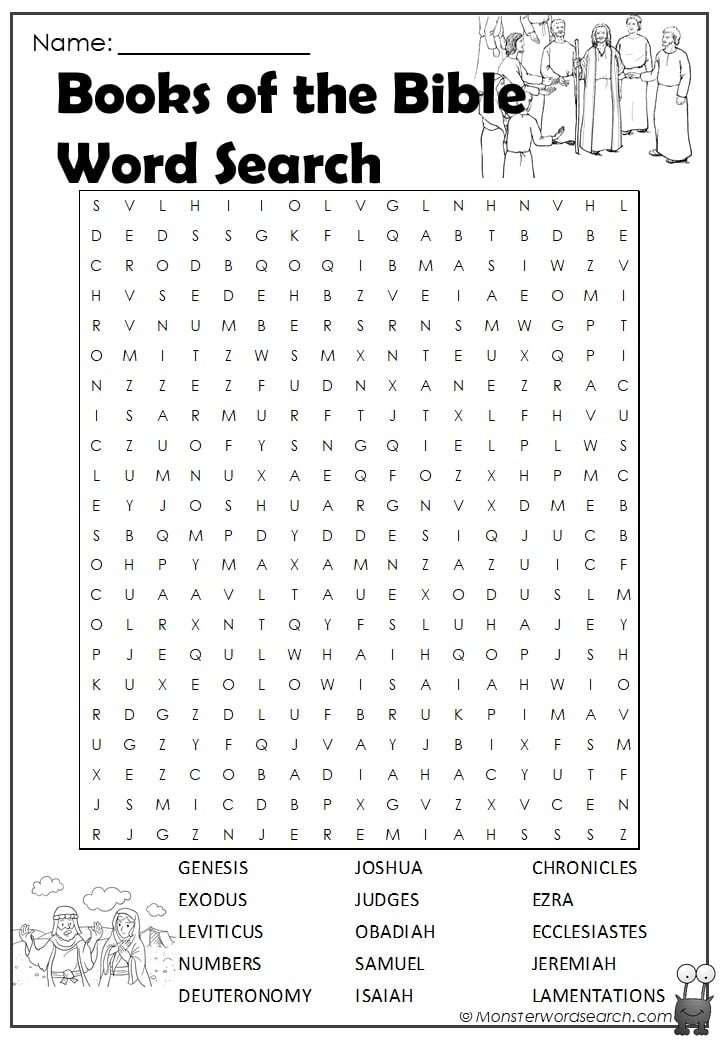 Free Bible Word Search Printable