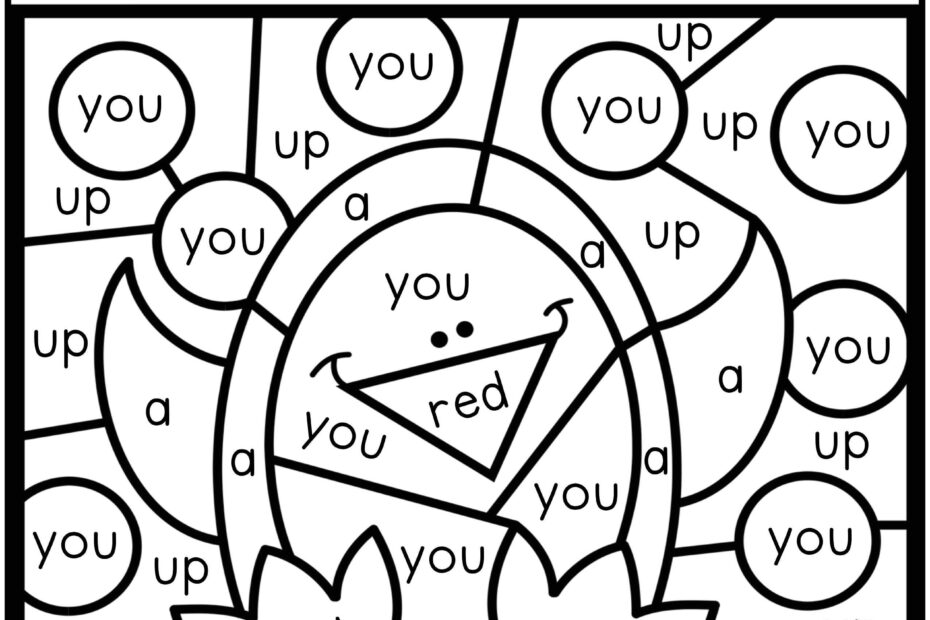 Free Printable Color By Sight Word Printable New Year Banners