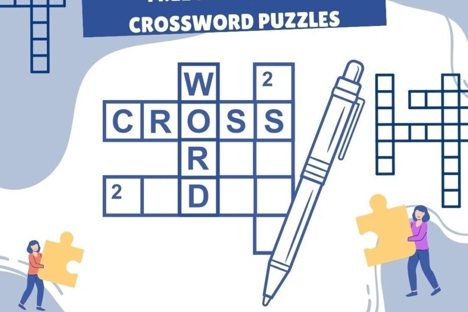 Free Printable Crossword Puzzles For Seniors Worksheets Library