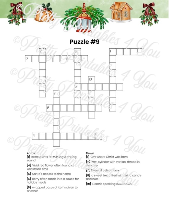 Free Printable Crossword Puzzles Holiday Download Free Printable 