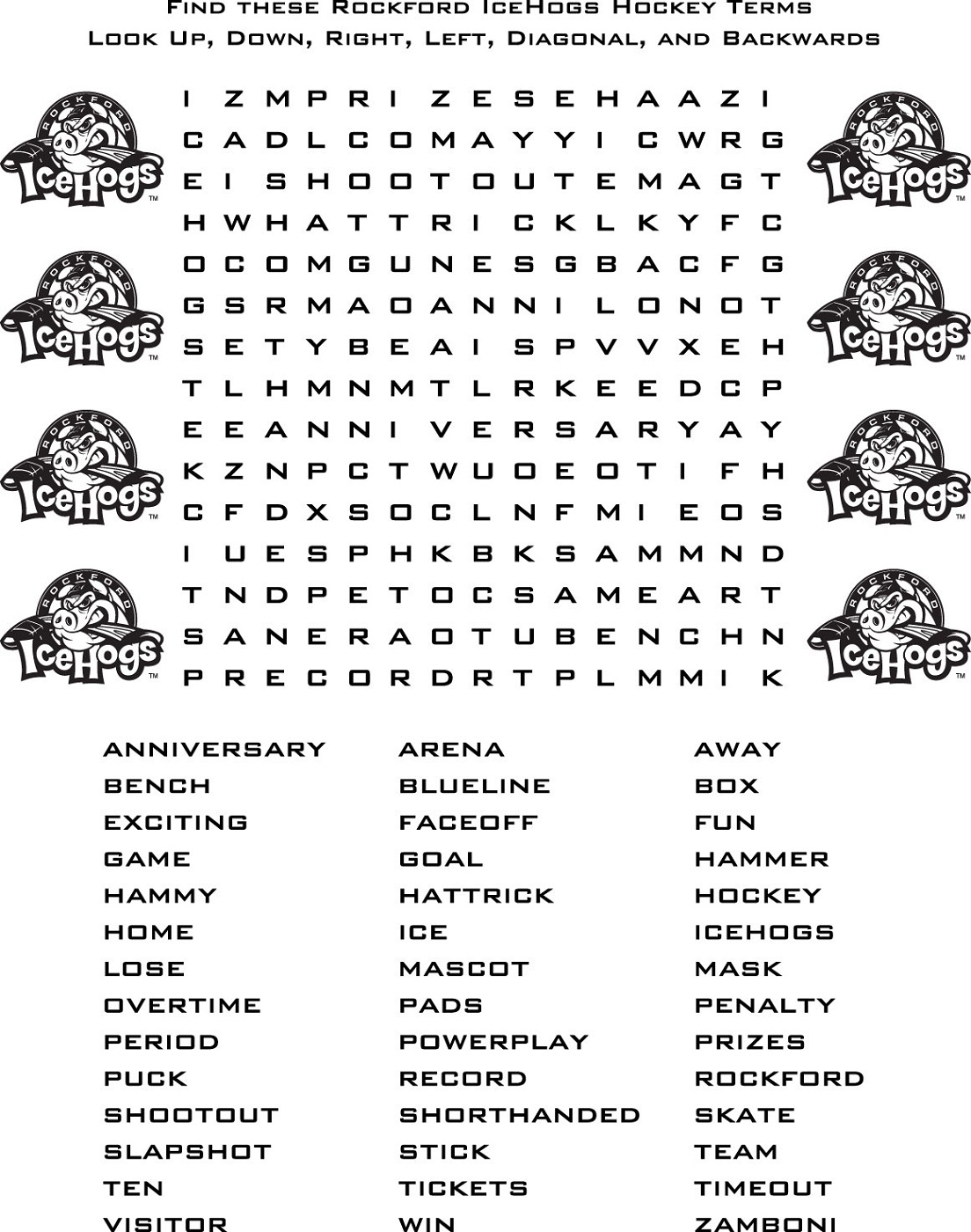Free Printable Fun Word Searches
