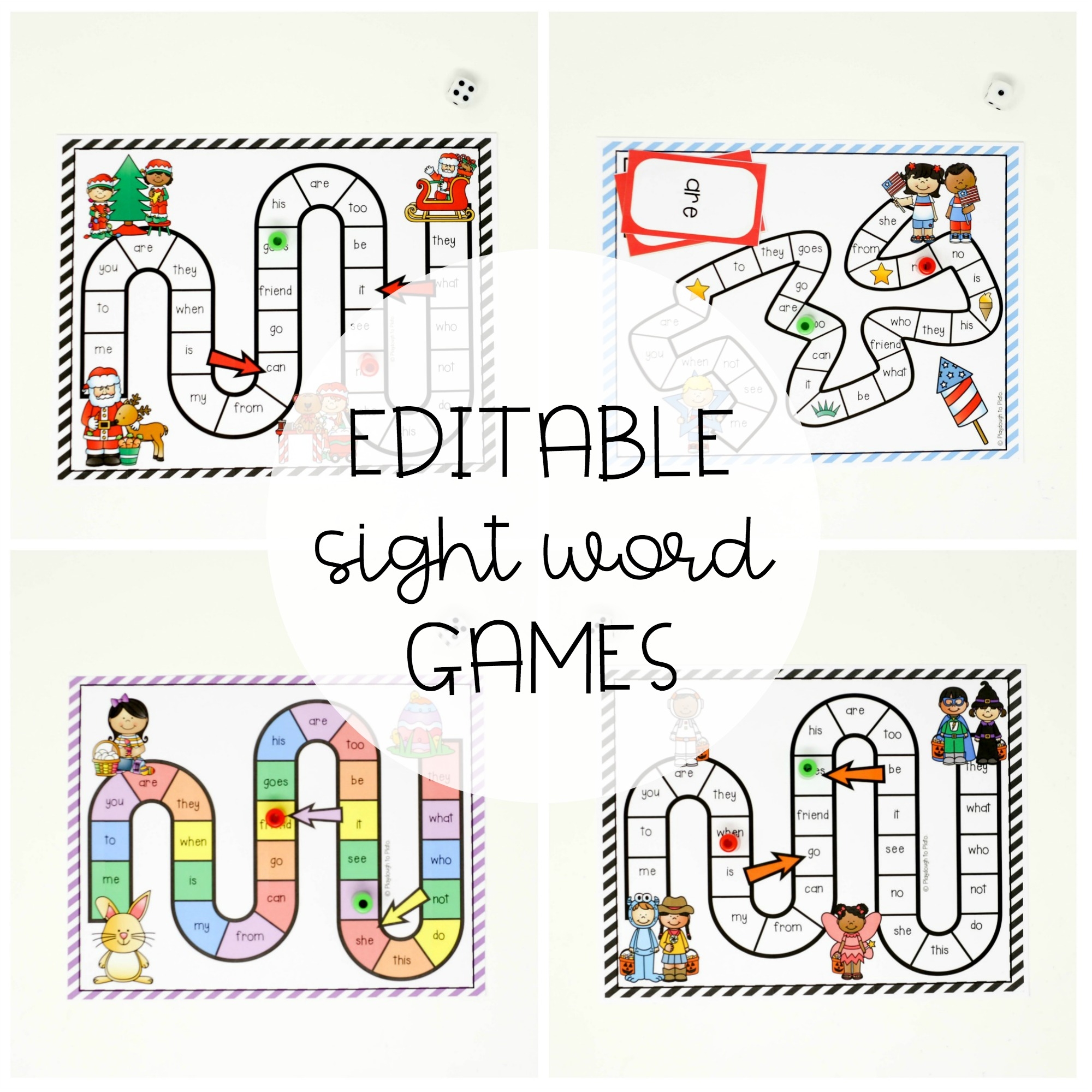 Free Printable Sight Word Board Games Printable Templates