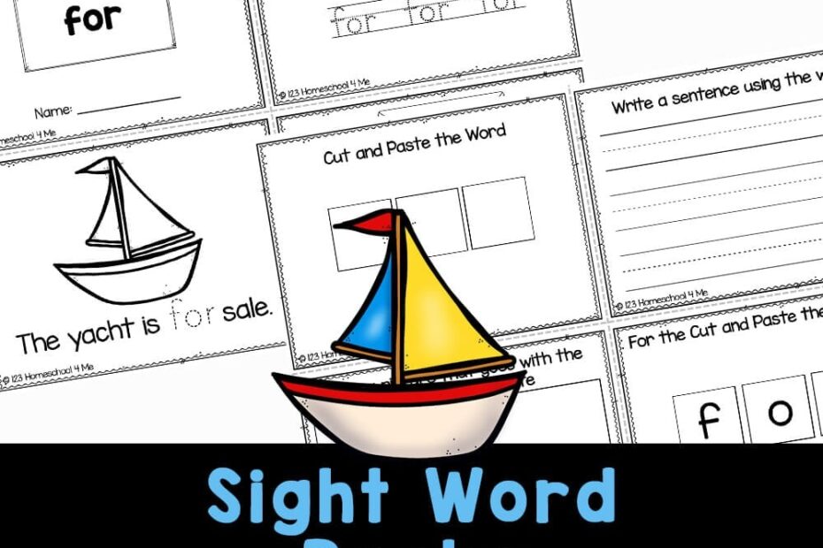 Free Printable Sight Word Books Pdf Printable Form Templates And Letter