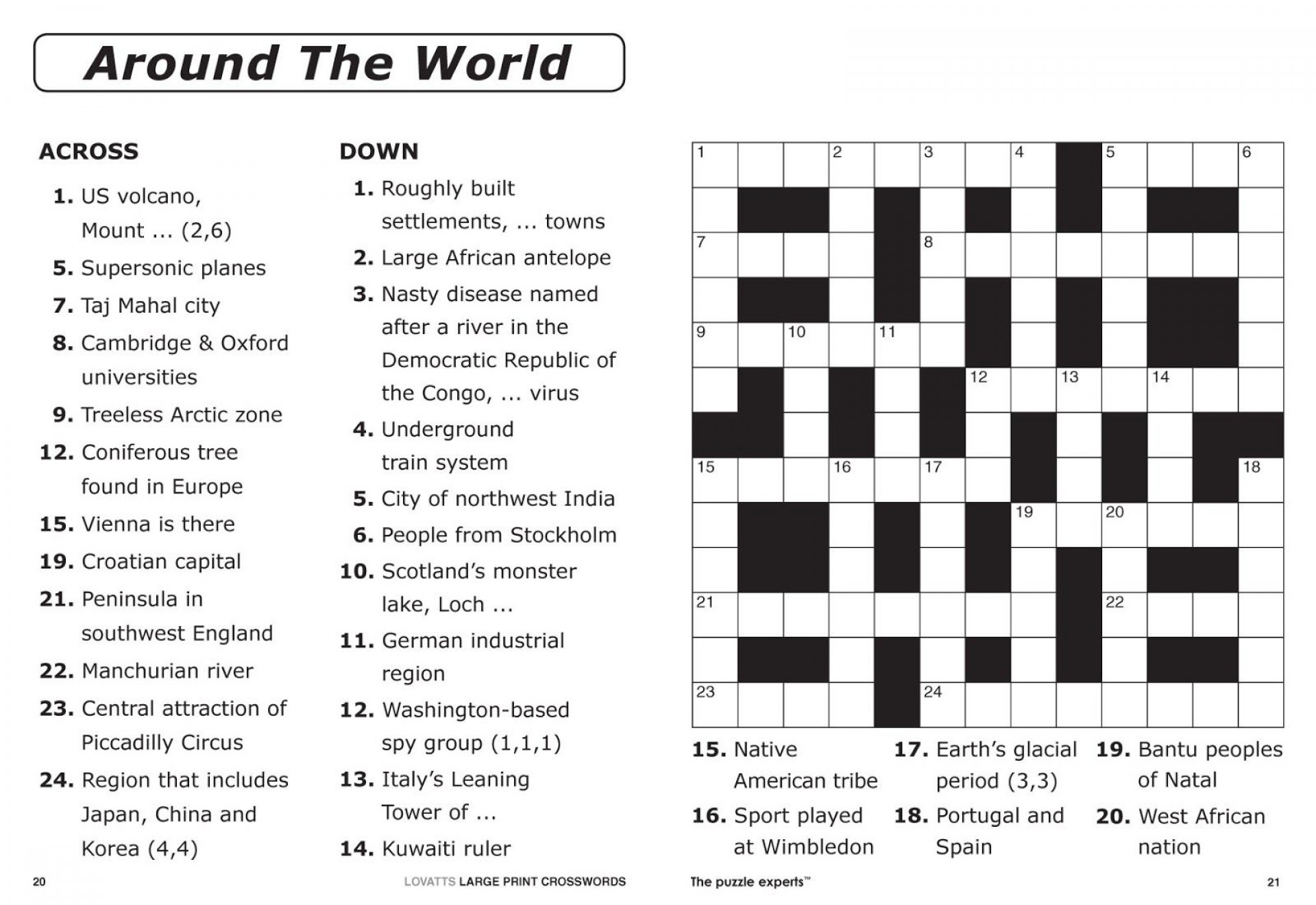 Free Printable Universal Crossword Puzzles Printable Crossword Puzzles