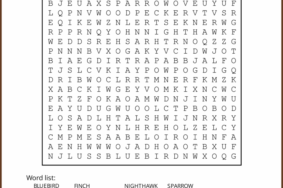Free Printable Word Searches Jethro Jeff