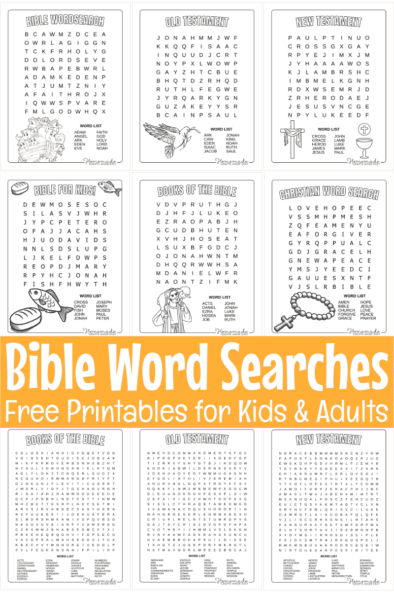 Free Printable Word Searches Women Of The Bible Word Search Maker