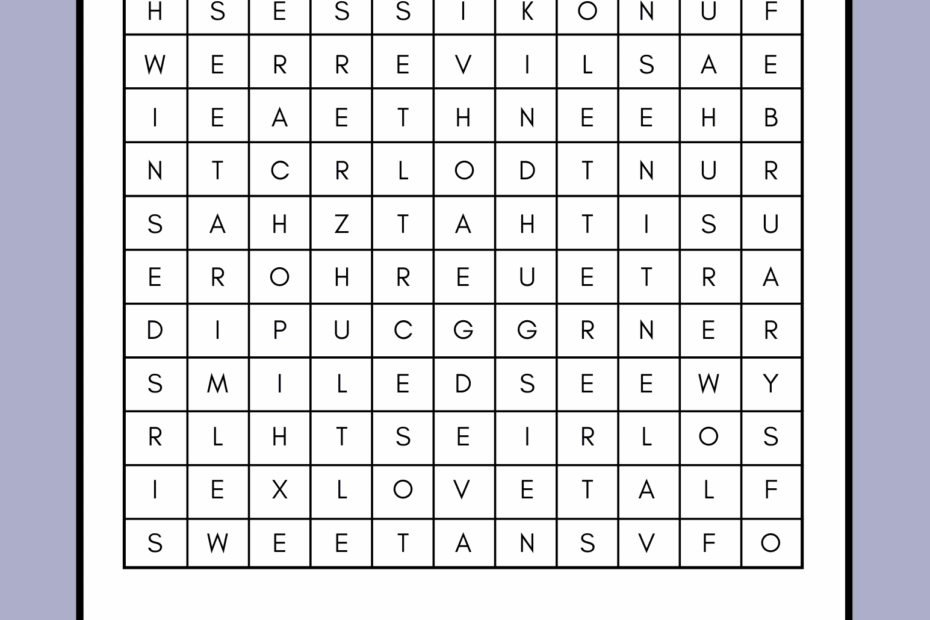 Free Valentine Word Search Printable Word Search Maker