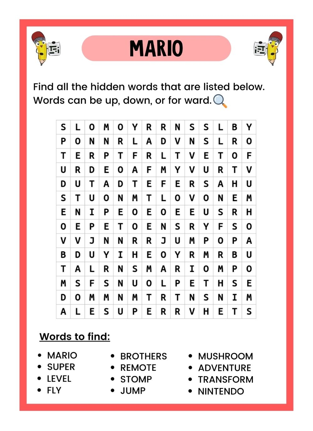 Free Word Search Puzzles Printable Pdf Printable Form Templates And 