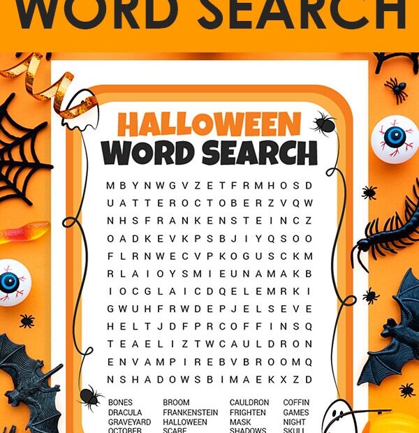 Halloween Word Search Free Printable The Printables Fairy