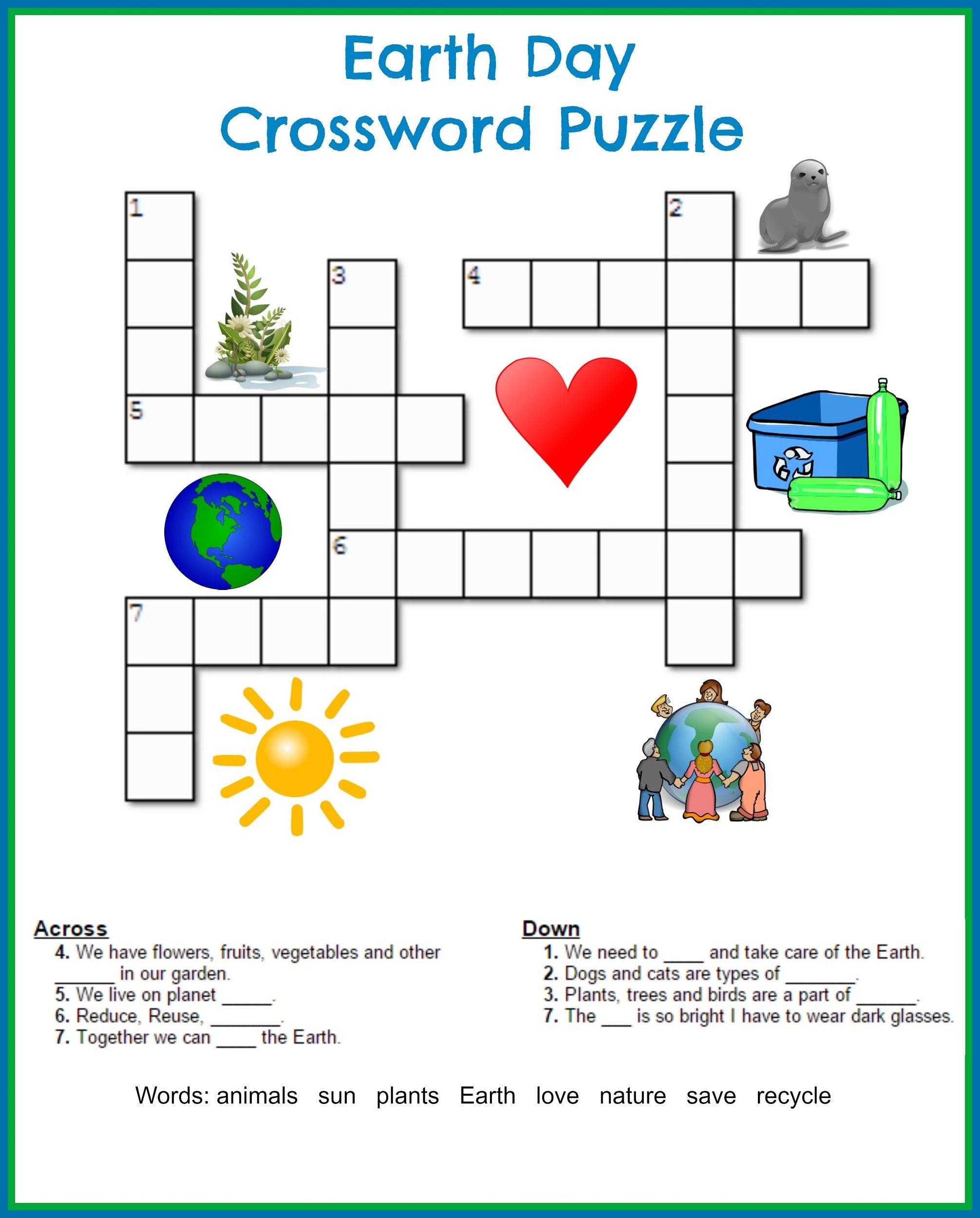 Hilaire Kids Crossword Puzzles Printable Barrett Website