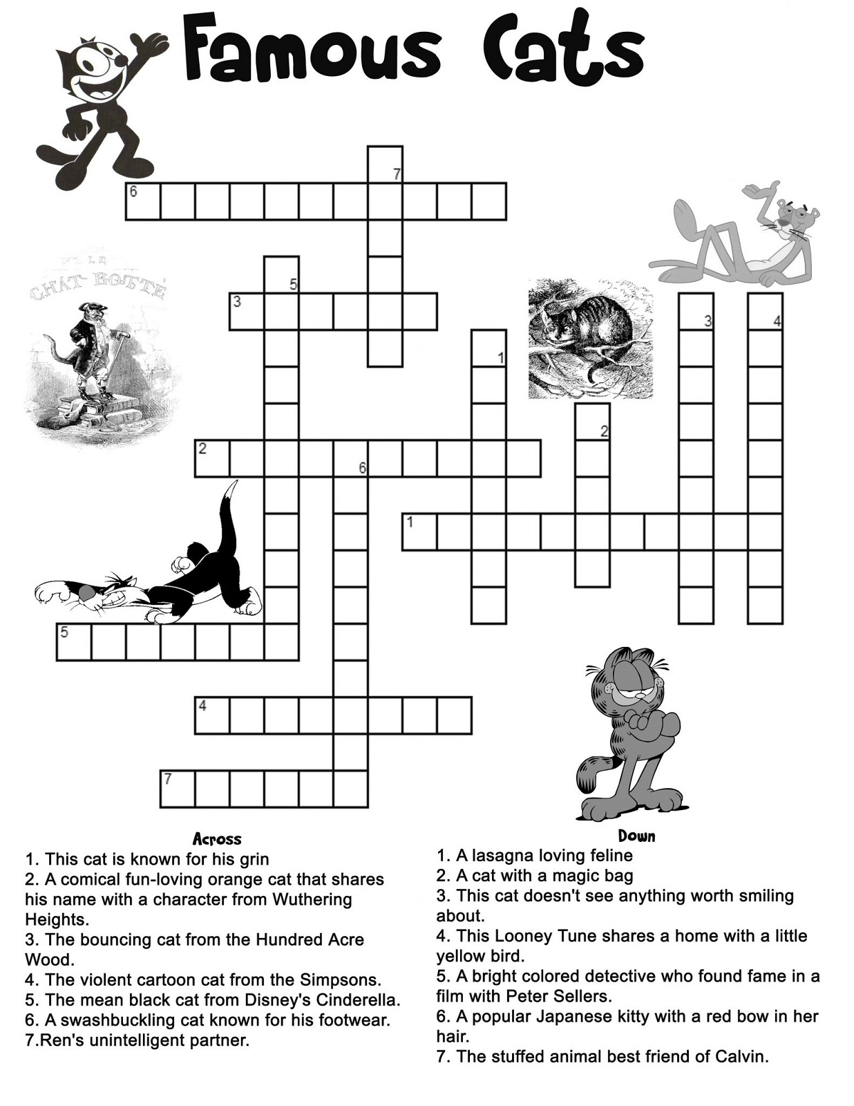 Kids Printable Crossword Puzzles