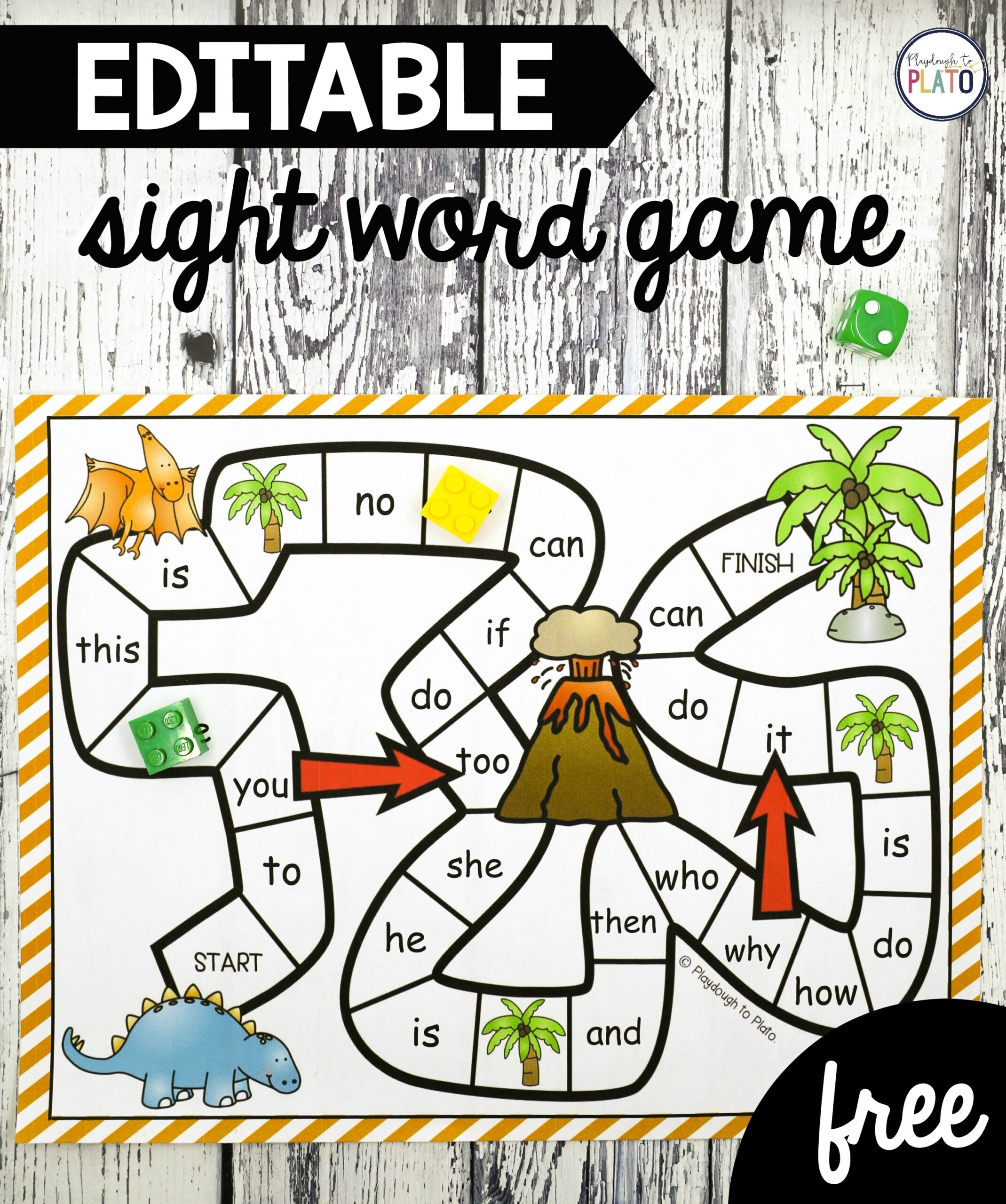 Kindergarten Sight Word Games Printable Free Zekja
