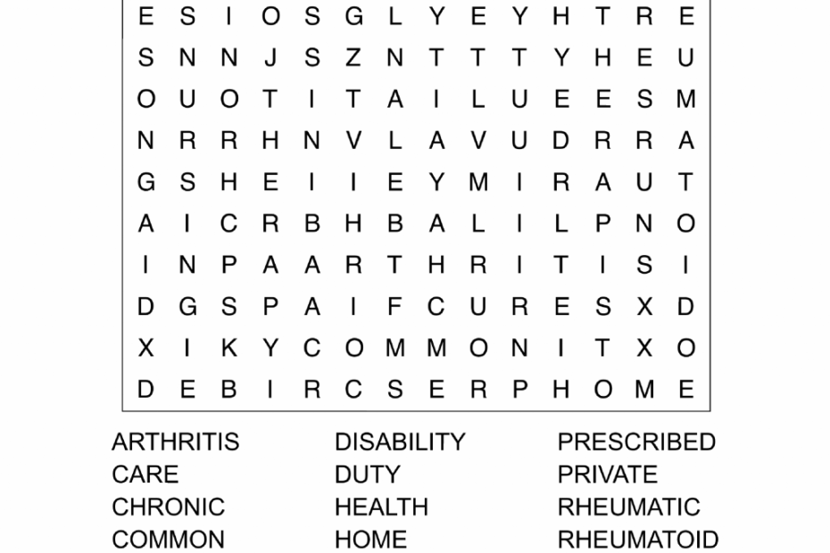 Large Print Word Searches Printable Printable Word Search