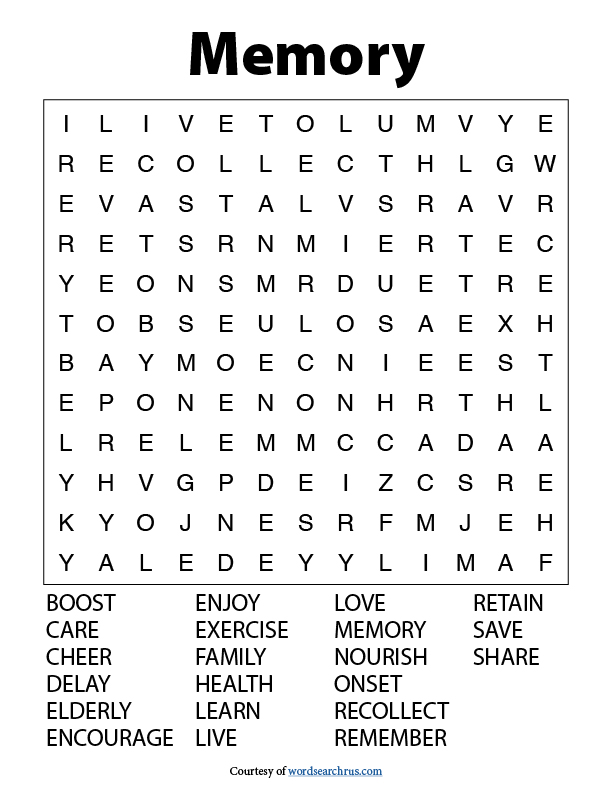 Large Printable Word Searches For Seniors Word Search Maker
