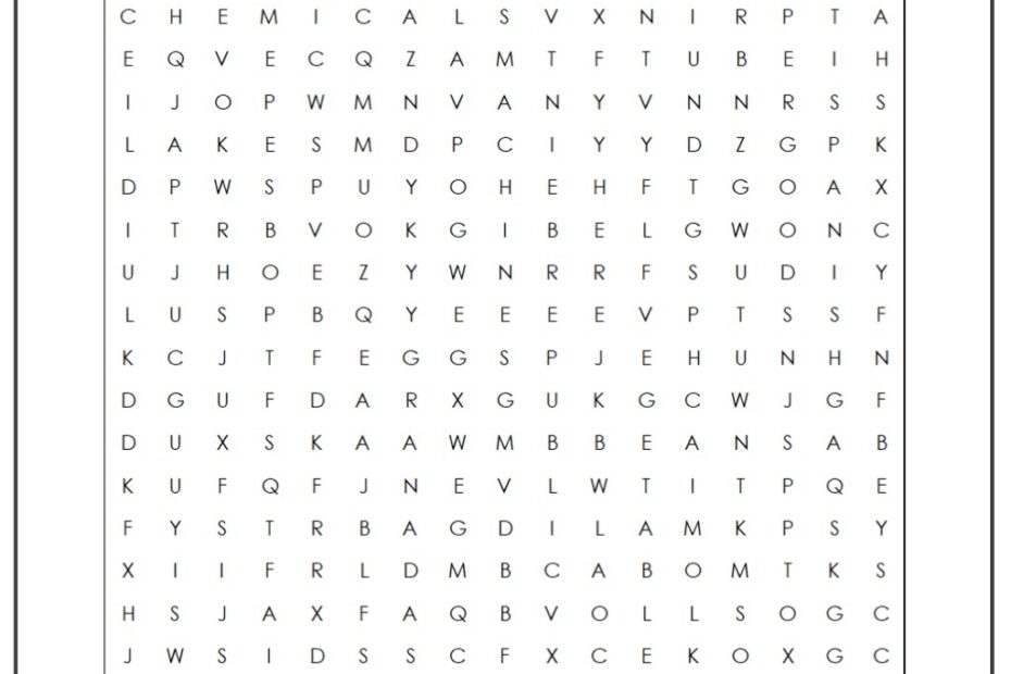 Nicaragua Word Search Monster Word Search