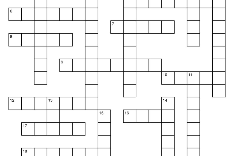 Online Printable Crossword Puzzle Maker Wasease