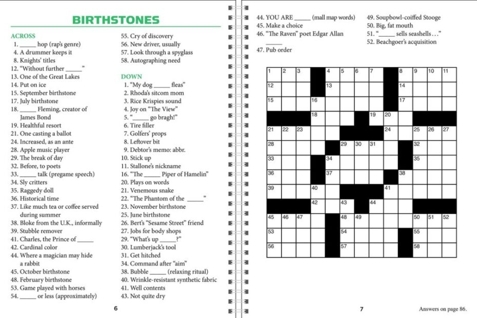 Printable Aarp Crossword Puzzles Free Crossword Puzzles Printable
