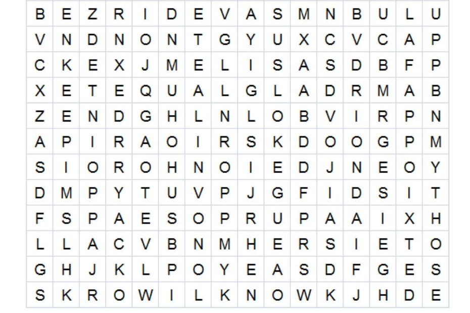 Printable Bible Word Search Puzzles Printable Word Search