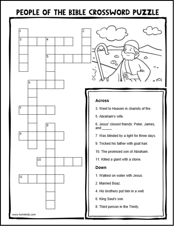 Printable Biblical Crossword Puzzles Dev onallcylinders