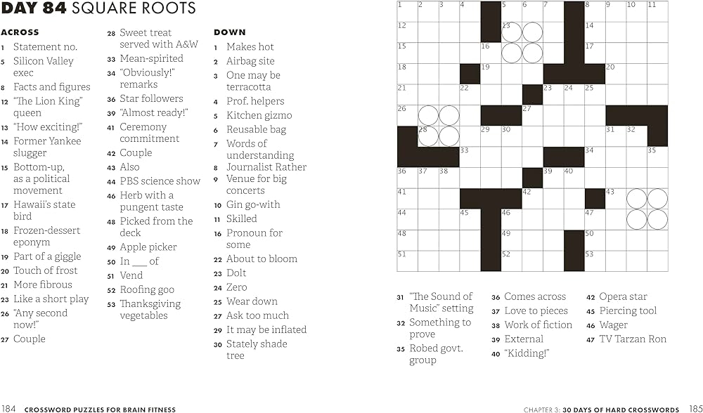 Printable Challenging Crossword Puzzles Sharpen Your Mind And Expand 