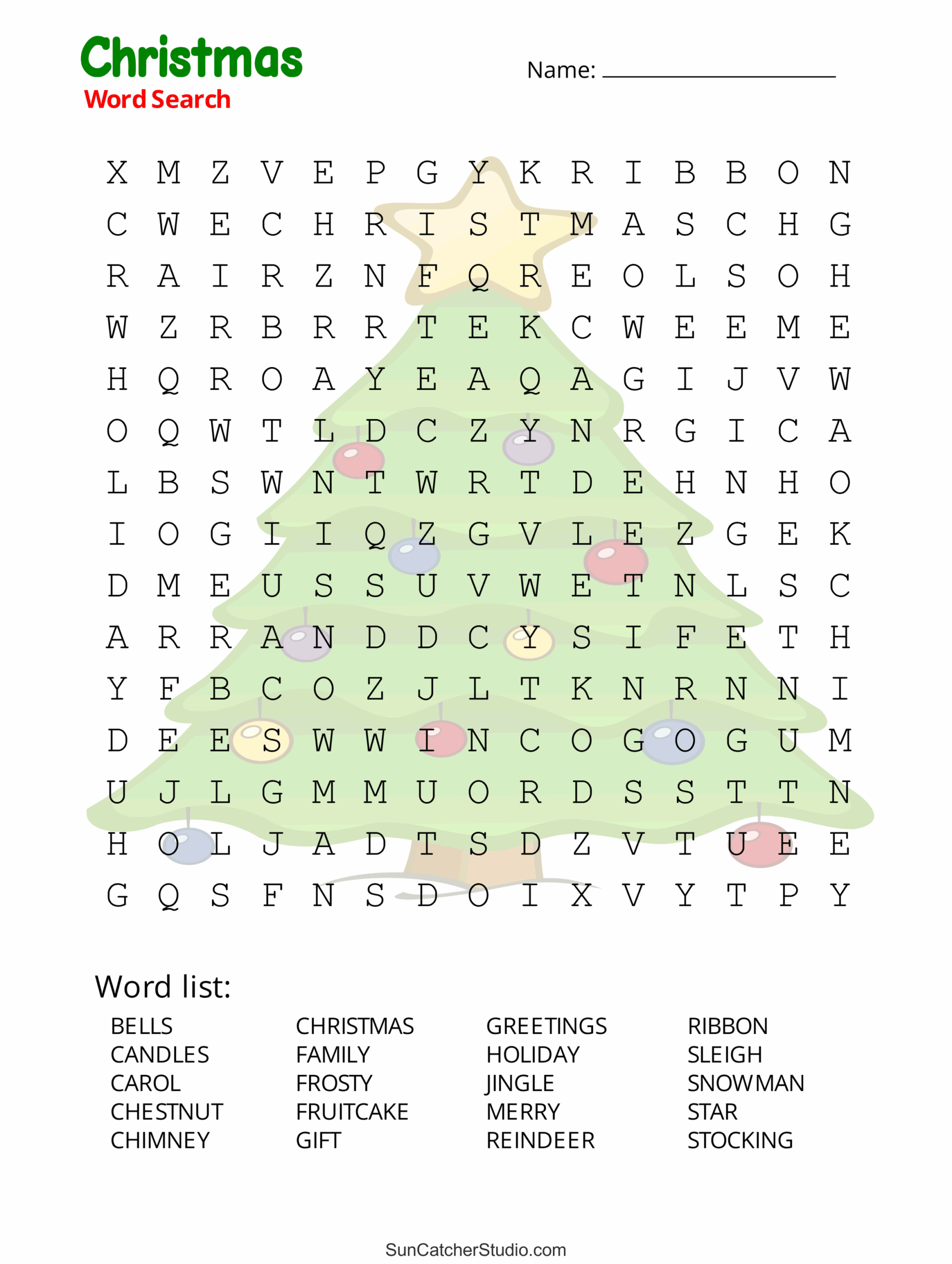 Printable Christmas Word Search Puzzles Udlvirtual esad edu br