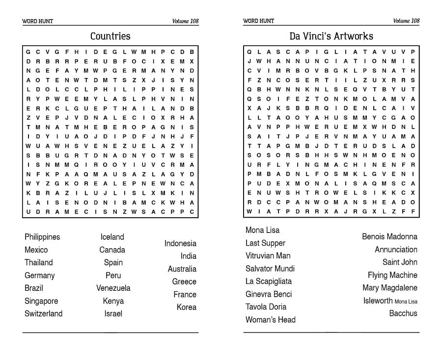 Printable Countries Word Search Easy Free Download And Print For You 