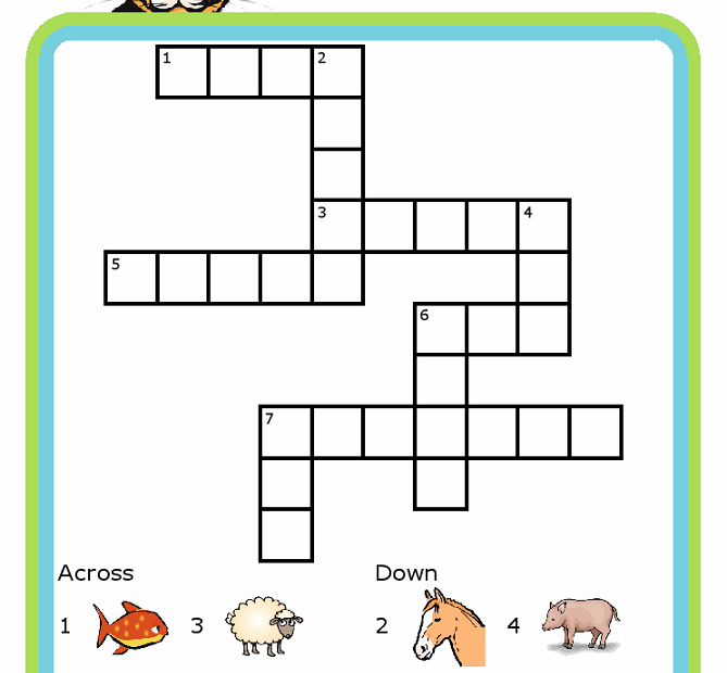 Printable Crossword Puzzles Super Easy Easycrosswordpuzzlesprintable