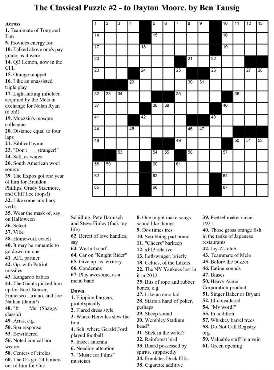 Printable Crossword Usa Today Printable Crossword Puzzles Mary 