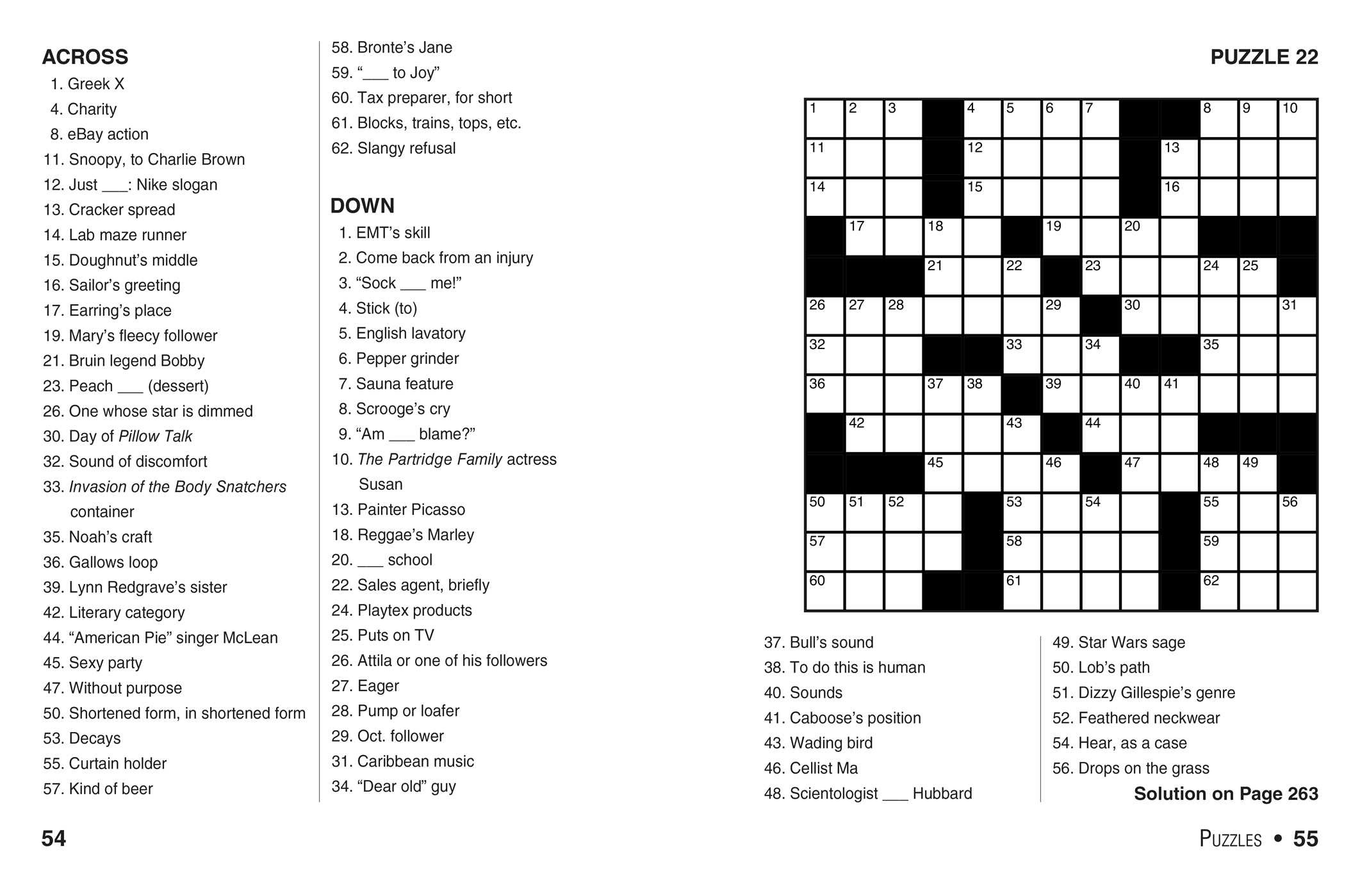 Printable Crosswords By Thomas Joseph Printable Crossword Puzzles