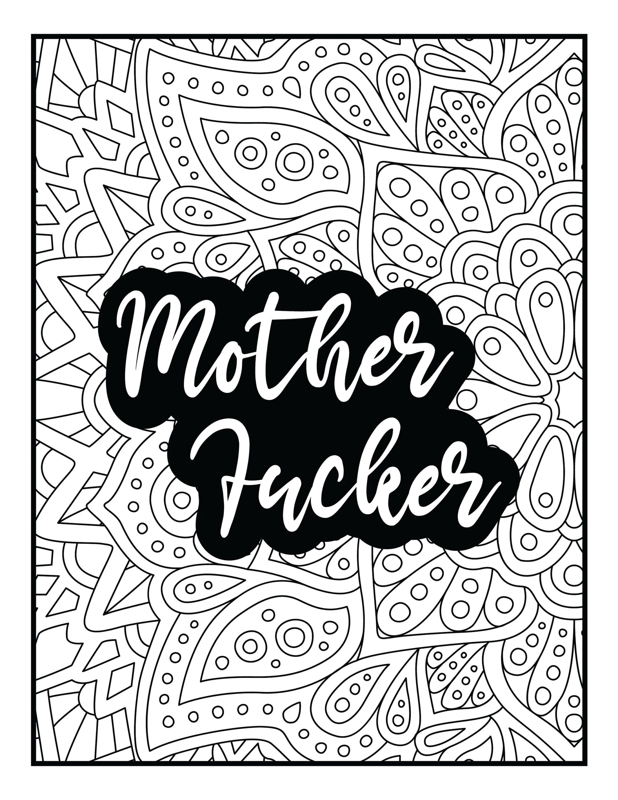 Printable Cuss Word Coloring Pages Dev onallcylinders