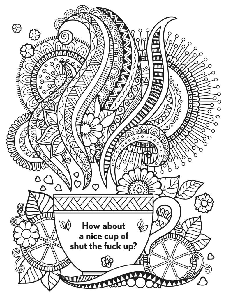 Printable Cuss Word Coloring Pages Free Printable Coloring Pages
