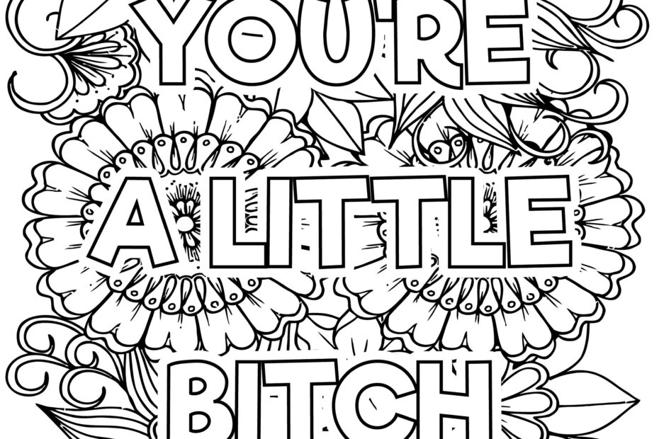 Printable Cuss Word Coloring Pages Printable Word Searches