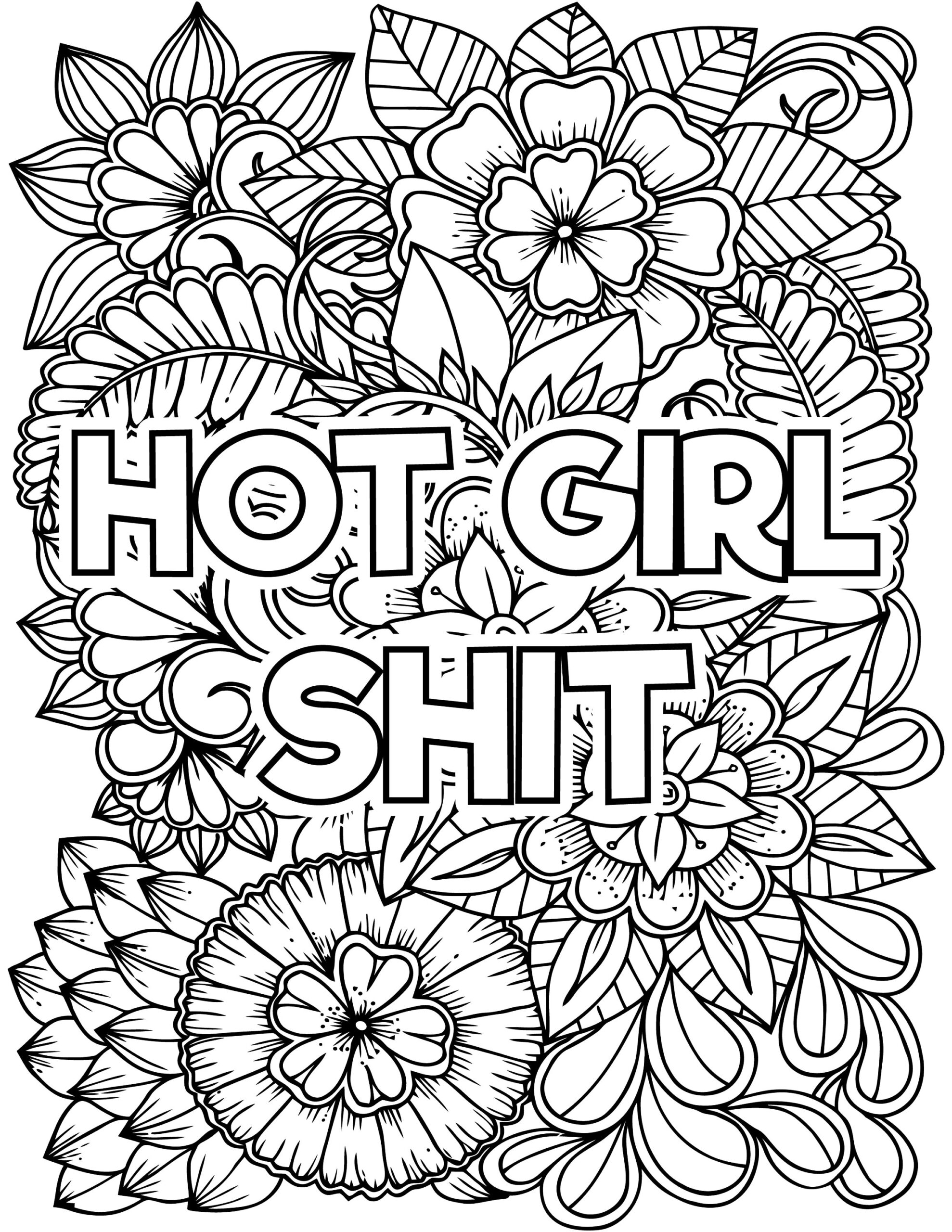 Printable Cuss Word Coloring Pages
