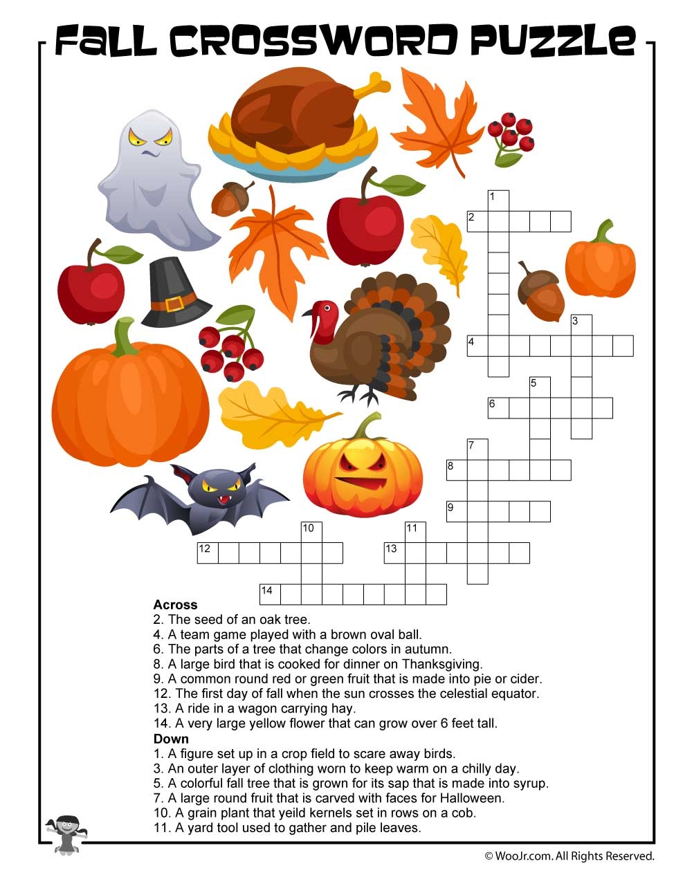 Printable Fall Word Puzzles For Kids Woo Jr Kids Activities 