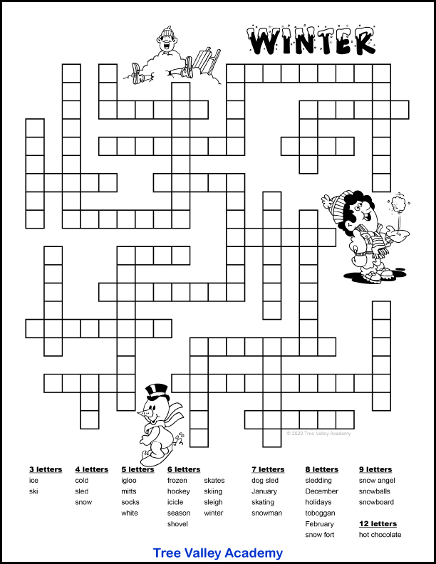 Printable Fill In Word Puzzles Printable Word Searches