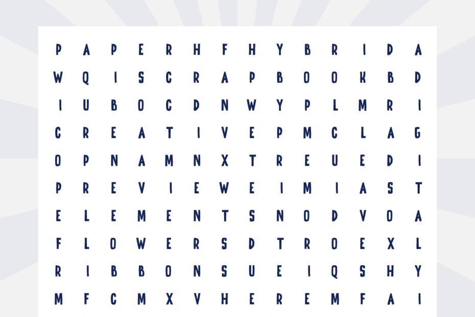 Printable Free Printable Word Search Word Search Maker