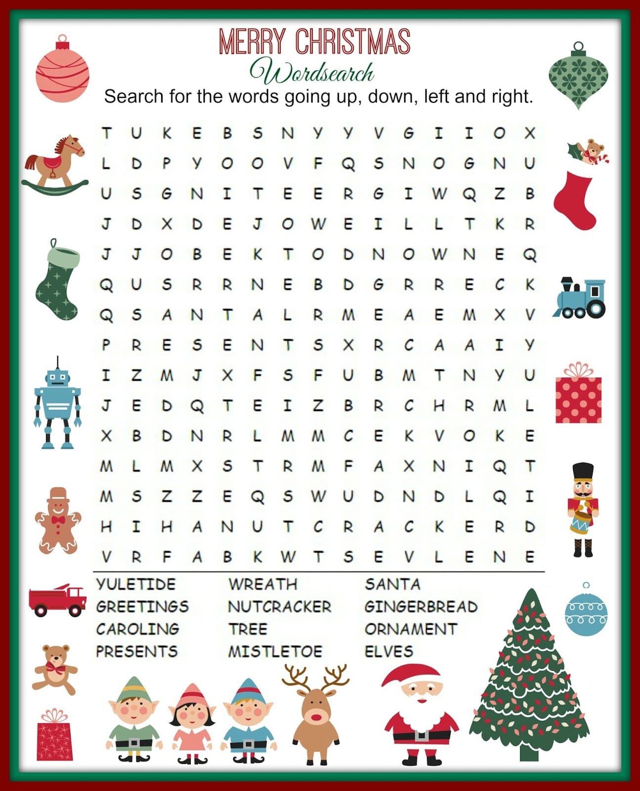 Printable Funny Holiday Word Search Free Download And Print For You 