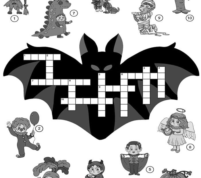 Printable Halloween Crossword Puzzle Adults Free Download And Print