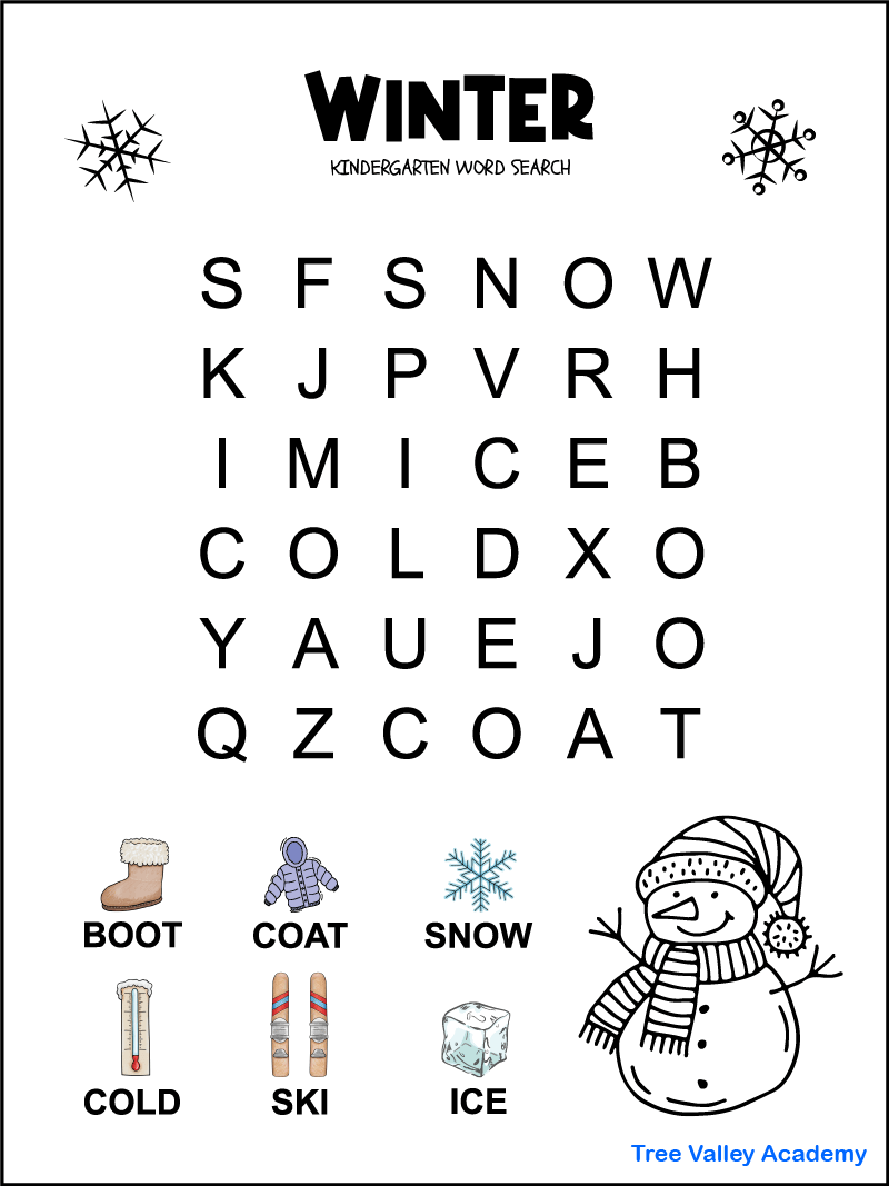 Printable Kindergarten Word Search Cool2bkids Kinderg Vrogue co